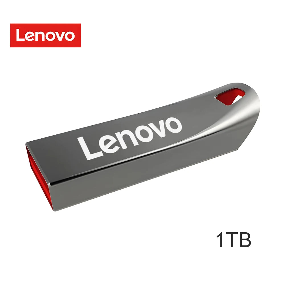 Lenovo USB 3.0 Flash Drives 2TB High Speed Pen Drive 1TB Metal Waterproof Usb Pendrive 512GB TYPE-C Memoria Usb Stick Smart Home