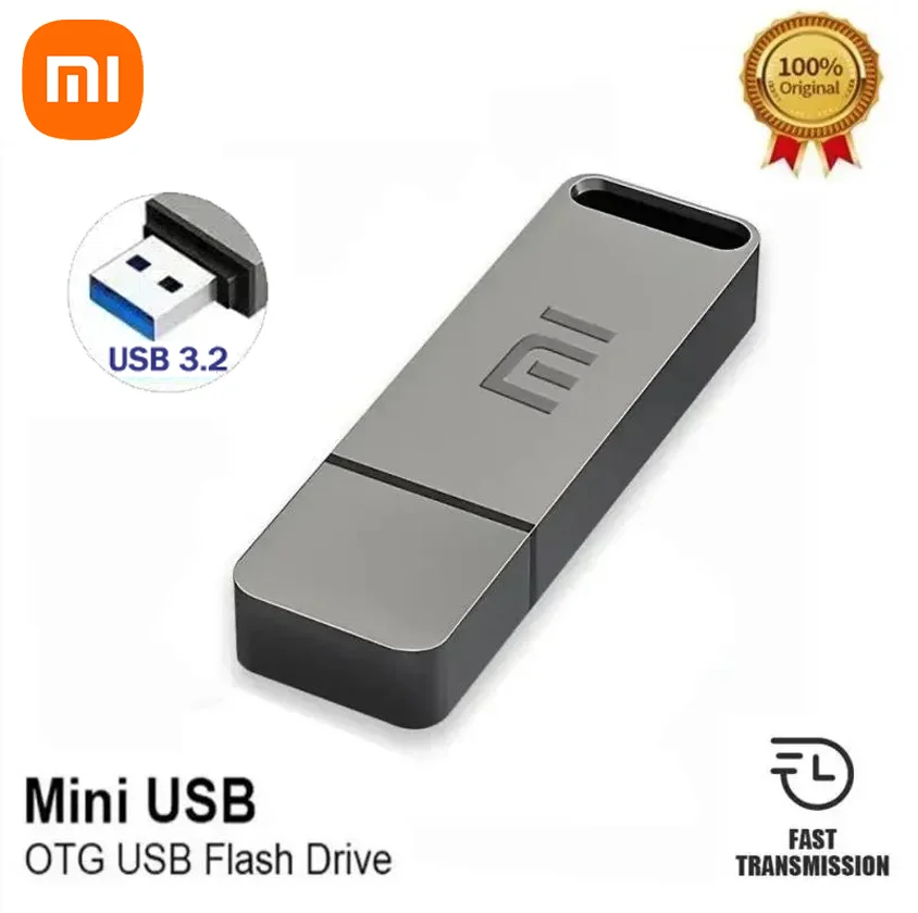 Xiaomi MIJIA Ultra Usb Flash Drives 16TB USB 3.1 High Speed Pen Drive USB 2TB 4TB Pendrive 8TB PC/Laptop Usb Memory Holiday Gift