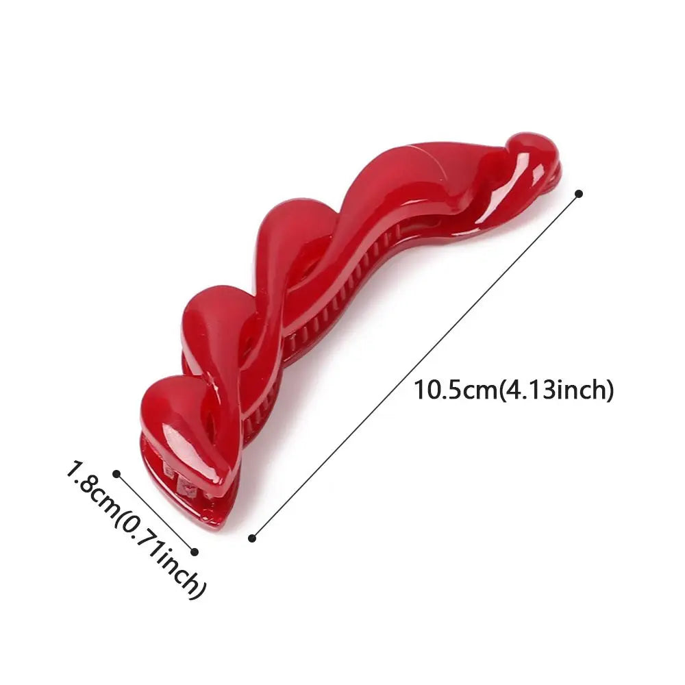 Stylish Hair Clamps Acrylic Portable Banana Hair Clips Styling Accessories Hair Claws Hairpins