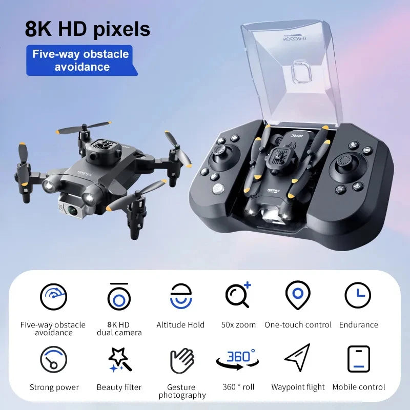 Xiaomi 4DRC V30 Mini Drone with Camera HD 8K 1080P FPV RC Drones Profesional Five-sided Obstacle Avoidance Helicopter Drone Toy