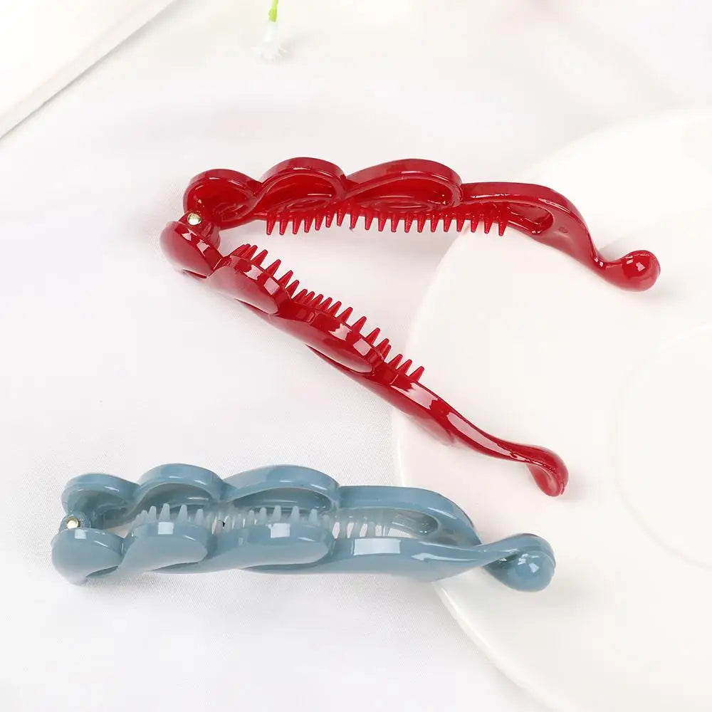 Stylish Hair Clamps Acrylic Portable Banana Hair Clips Styling Accessories Hair Claws Hairpins