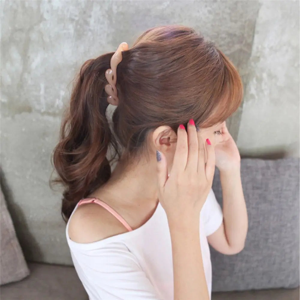 Stylish Hair Clamps Acrylic Portable Banana Hair Clips Styling Accessories Hair Claws Hairpins