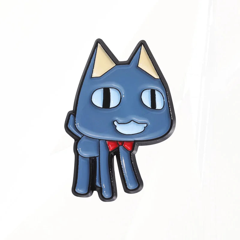 Cat Brooches Lapel Badges Cartoon Animal Jewelry Gift for Kids Friends Music Cat Enamel Pins Custom 1989 Cute Guitar