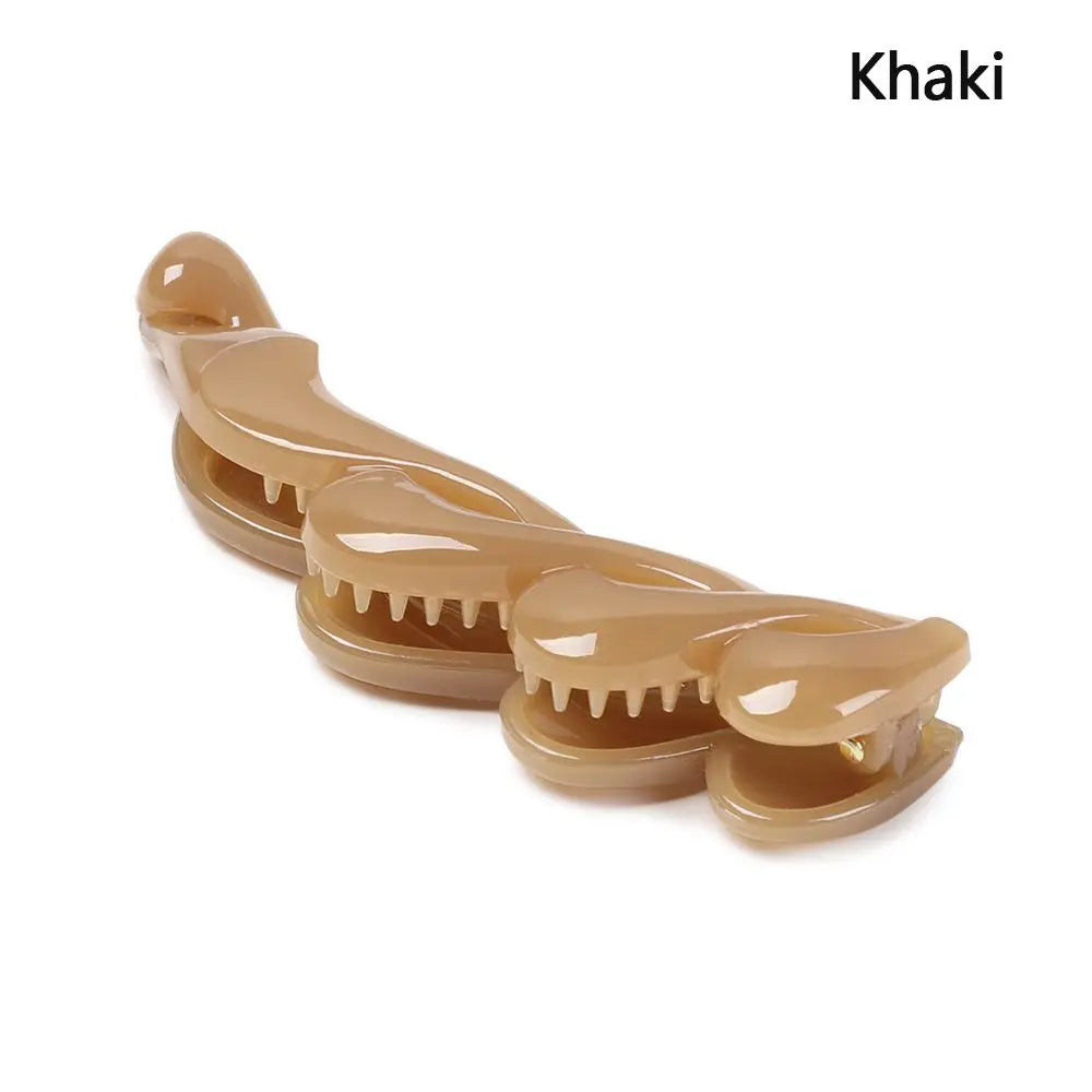 Stylish Hair Clamps Acrylic Portable Banana Hair Clips Styling Accessories Hair Claws Hairpins