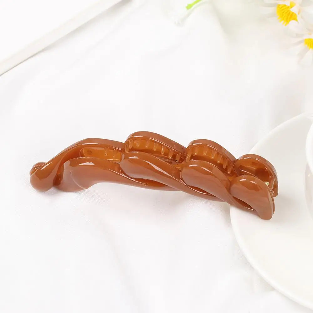 Stylish Hair Clamps Acrylic Portable Banana Hair Clips Styling Accessories Hair Claws Hairpins