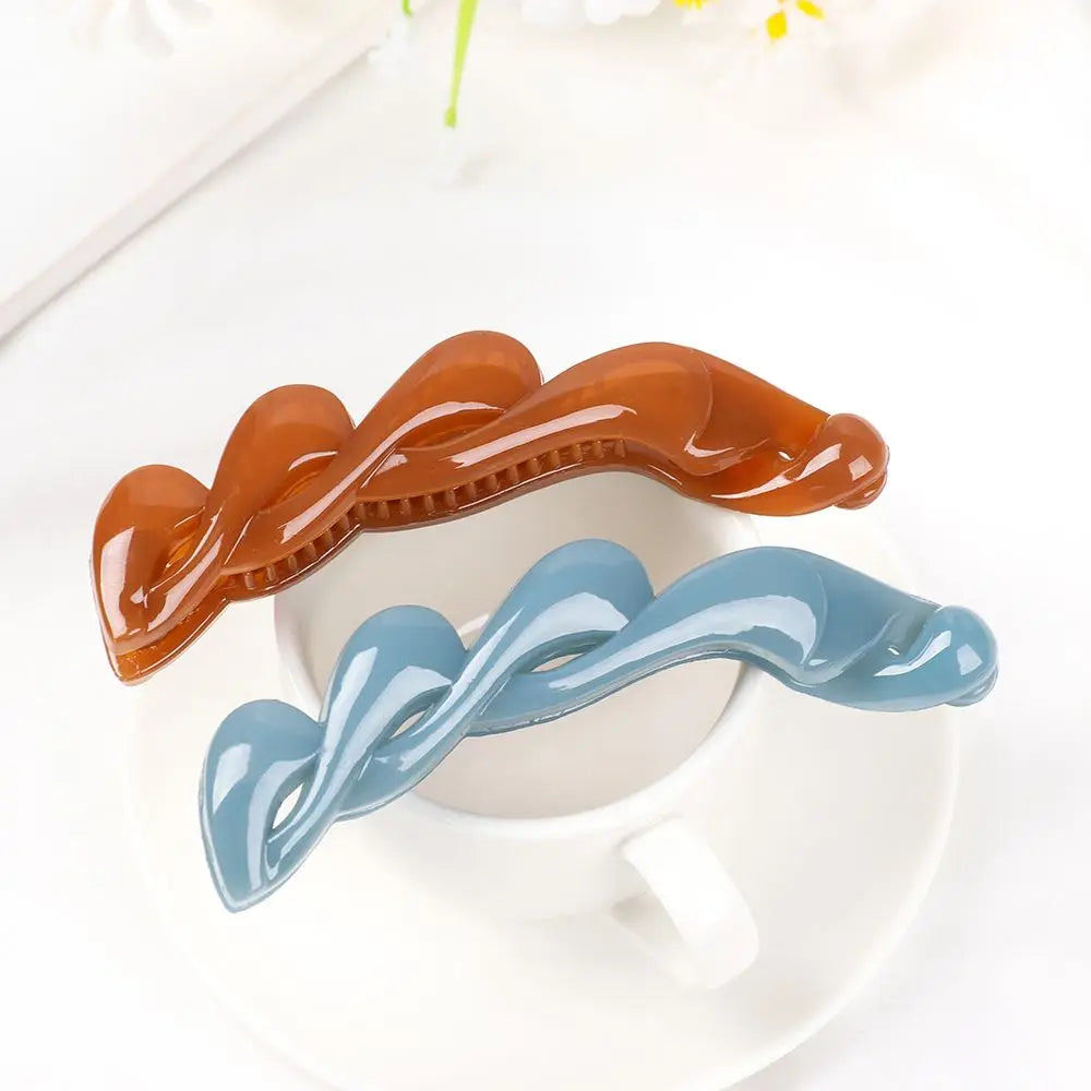Stylish Hair Clamps Acrylic Portable Banana Hair Clips Styling Accessories Hair Claws Hairpins