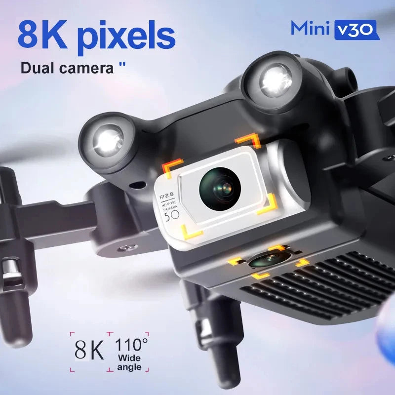 Xiaomi 4DRC V30 Mini Drone with Camera HD 8K 1080P FPV RC Drones Profesional Five-sided Obstacle Avoidance Helicopter Drone Toy