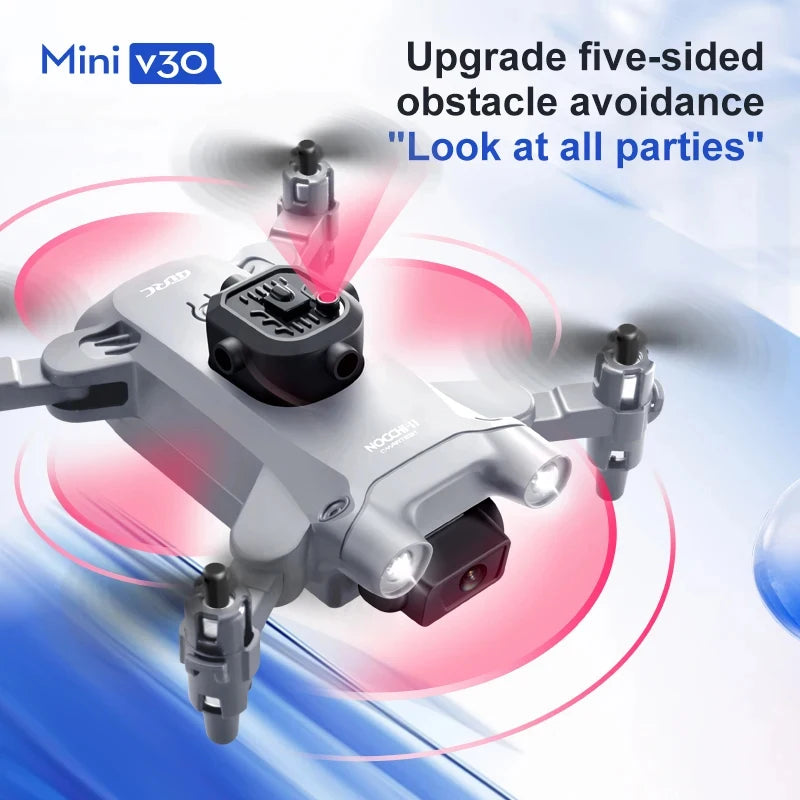 Xiaomi 4DRC V30 Mini Drone with Camera HD 8K 1080P FPV RC Drones Profesional Five-sided Obstacle Avoidance Helicopter Drone Toy
