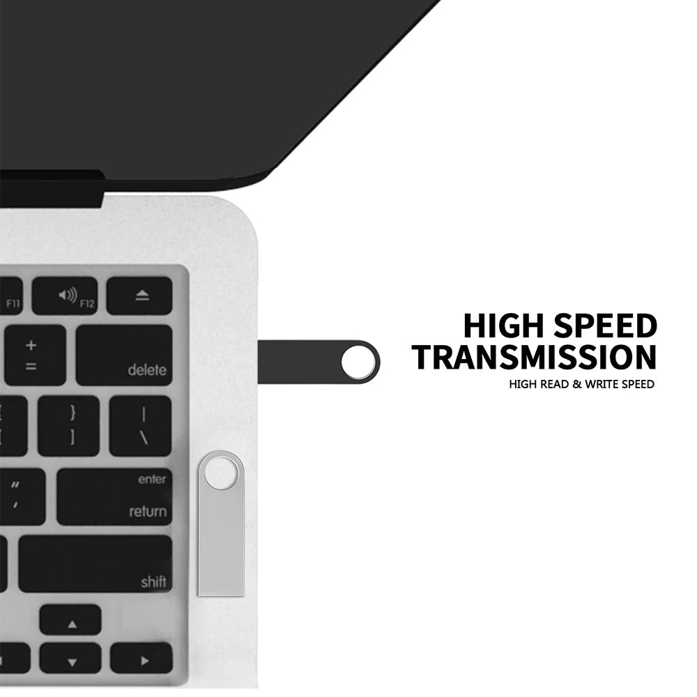 New 2025 Metal Pen Drive 2TB Cle Usb Flash Drives 1TB High Speed Pendrive 512TB 128GB Memoria Usb 3.0 For xiaomi mijia equipment