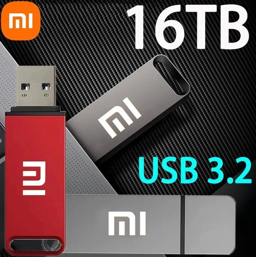 Xiaomi MIJIA Ultra Usb Flash Drives 16TB USB 3.1 High Speed Pen Drive USB 2TB 4TB Pendrive 8TB PC/Laptop Usb Memory Holiday Gift