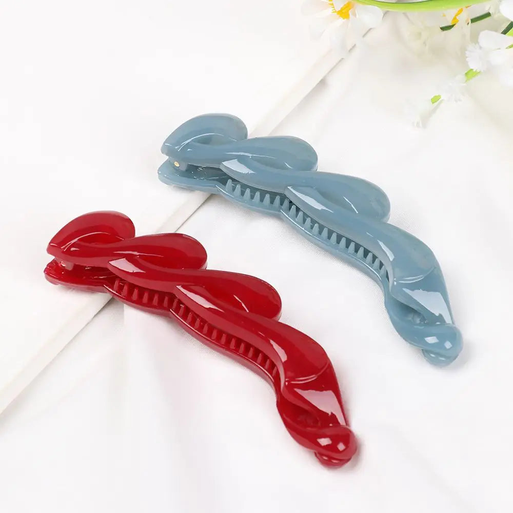 Stylish Hair Clamps Acrylic Portable Banana Hair Clips Styling Accessories Hair Claws Hairpins