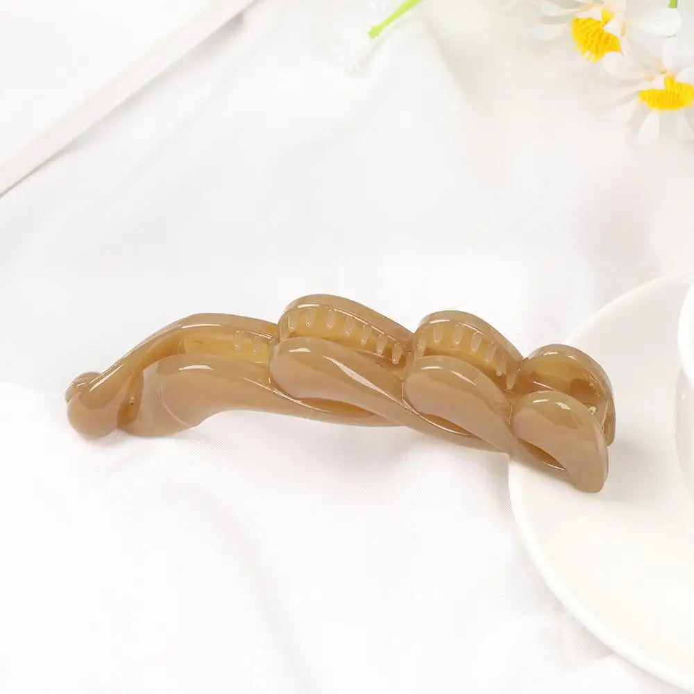 Stylish Hair Clamps Acrylic Portable Banana Hair Clips Styling Accessories Hair Claws Hairpins